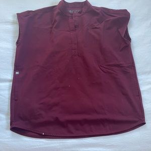 Burgundy Rafael top